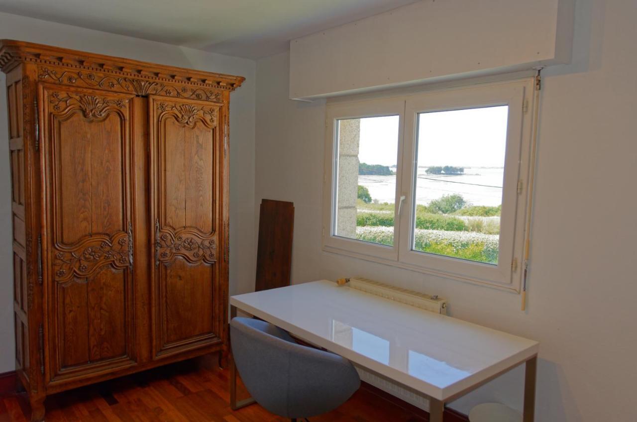 Maison Golfe Du Morbihan - Vue Mer - Plage A 600M - 6 Chambres Sene Exterior foto