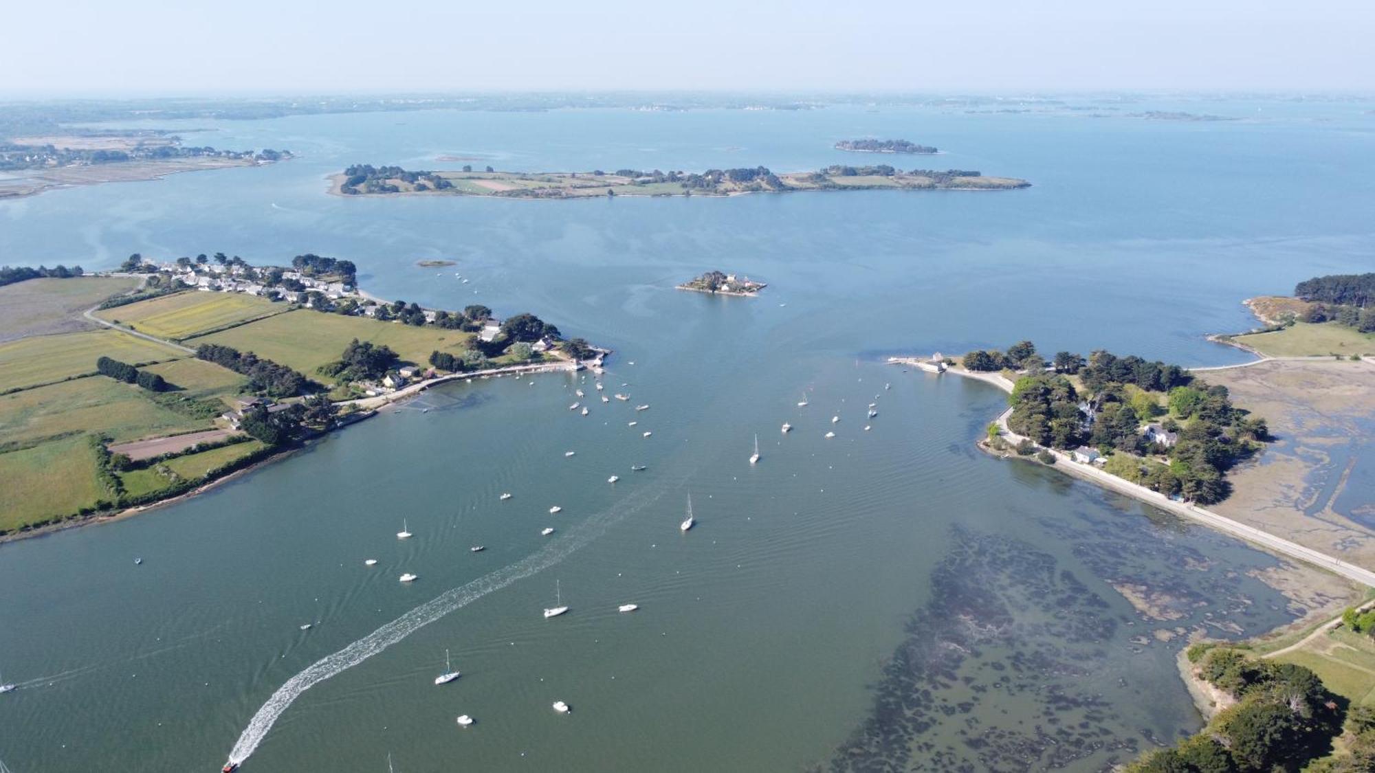 Maison Golfe Du Morbihan - Vue Mer - Plage A 600M - 6 Chambres Sene Exterior foto