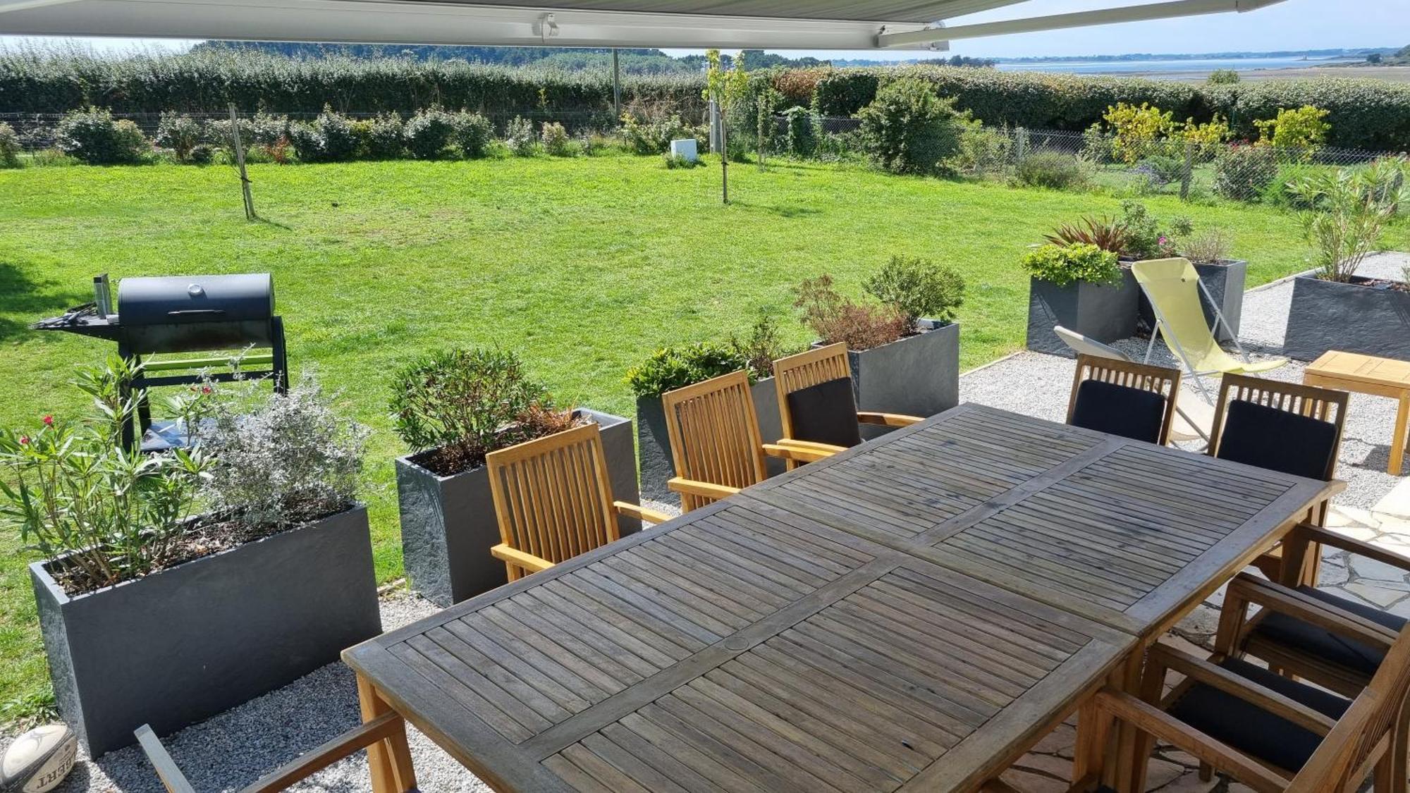 Maison Golfe Du Morbihan - Vue Mer - Plage A 600M - 6 Chambres Sene Exterior foto